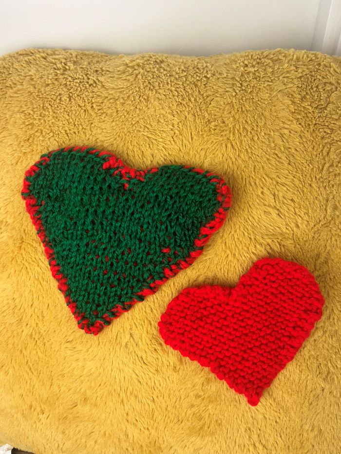 Heart coasters