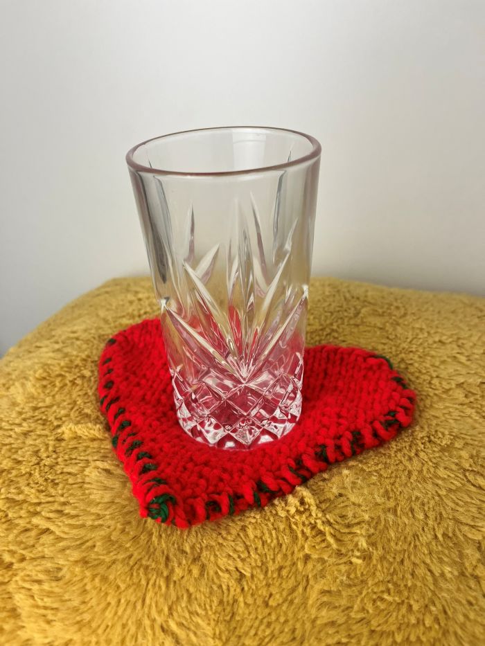 Heart coasters